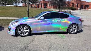 Rainbow Car Wrap